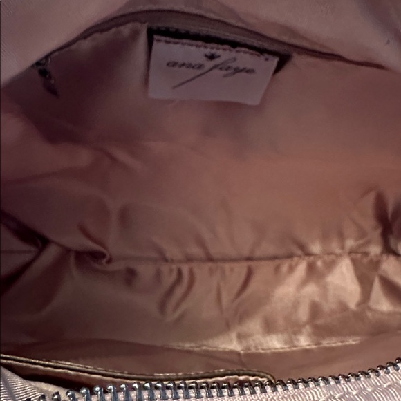 ANA FAYE NWT -Helena hobo bag in bronze metallic leather - Picture 6 of 8